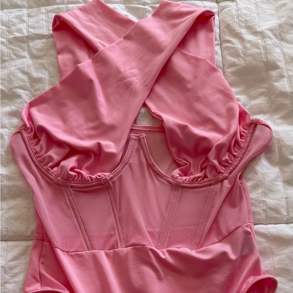Pink Ruffled
